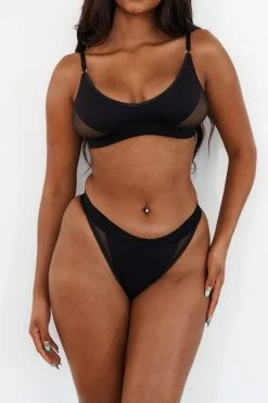 Lounge Underwear Contour Mesh Bra (Set) - Black BH Ohne Bügel Sets