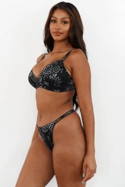 Lounge Underwear Bestsellers Sustainable Lace Magic Bra (Set) - Black