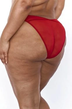 Lounge Underwear Illustration Balcony Briefs - Maroon