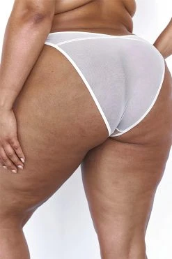 Lounge Underwear String Und Slip Illustration Balcony Briefs - Pearl