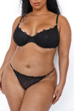 Lounge Underwear Bestsellers Illustration Balcony Bra (Set) - Black 9 Lounge Underwear Bestsellers Illustration Balcony Bra (Set) - Black