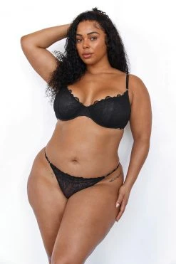 Lounge Underwear Bestsellers Illustration Balcony Bra (Set) - Black 6 Lounge Underwear Bestsellers Illustration Balcony Bra (Set) - Black