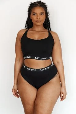 Lounge Underwear Bamboo Basic Bralette (Set) - Black