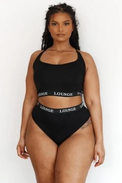 Lounge Underwear Bamboo Basic Bralette (Set) - Black