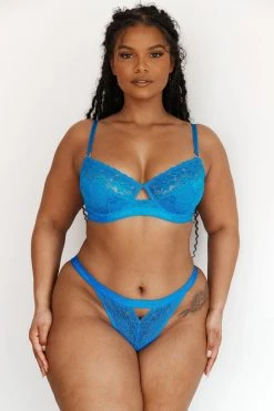 Lounge Underwear Flair Balcony Bra (Set) - Cobalt Blue Neuheiten