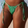 Lounge Underwear Neuheiten Floral Bikini Briefs - Green 1 Lounge Underwear Neuheiten Floral Bikini Briefs - Green