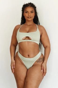 Lounge Underwear Seamless Bra (Set) - Olive