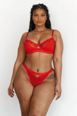 Lounge Underwear Neuheiten Flair Balcony Bra (Set) - Red