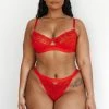 Lounge Underwear Neuheiten Flair Balcony Bra (Set) - Red