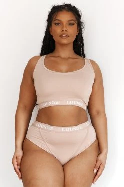 Lounge Underwear Bamboo Basic Bralette (Set) - Taupe 11 Lounge Underwear Bamboo Basic Bralette (Set) - Taupe