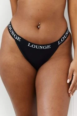 Lounge Underwear Bamboo Triangle Briefs (Set) - All Black Bestsellers