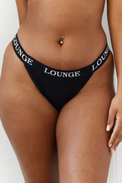 Lounge Underwear Bamboo Triangle Briefs (Set) - All Black Bestsellers