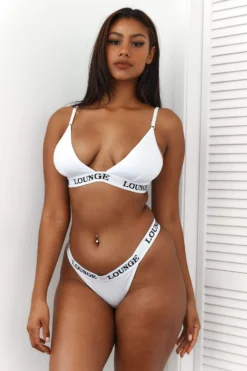 Lounge Underwear BH Ohne Bügel Sets Bamboo Triangle Bra (Set) - All White