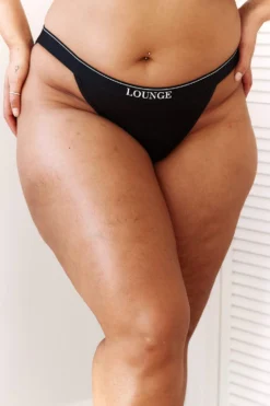 Lounge Underwear BH Ohne Bügel Sets Bamboo Minimal Triangle Briefs (Set) - Black