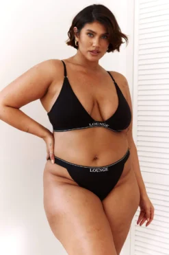 Lounge Underwear Bamboo Minimal Triangle Bra (Set) - Black BH Ohne Bügel Sets 14 Lounge Underwear Bamboo Minimal Triangle Bra (Set) - Black BH Ohne Bügel Sets