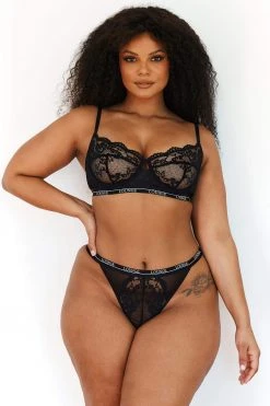 Lounge Underwear Bestsellers Blossom Balcony Bra (Set) - Black 6 Lounge Underwear Bestsellers Blossom Balcony Bra (Set) - Black