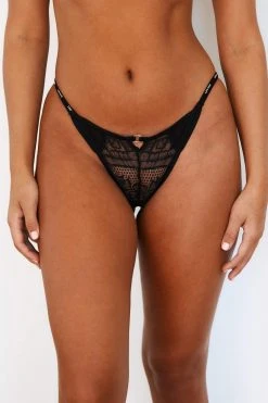 Lounge Underwear Bestsellers Sustainable Charmed Balcony Briefs (Set) - Black