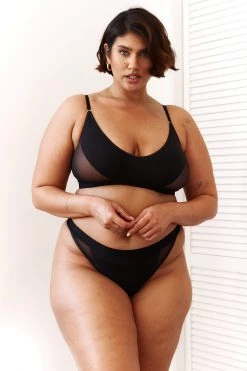 Lounge Underwear Contour Mesh Bra (Set) - Black BH Ohne Bügel Sets