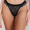 Lounge Underwear Neuheiten Desire Balcony Thong - Black