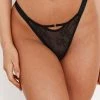 Lounge Underwear Grace Balcony Thong - Black String Und Slip