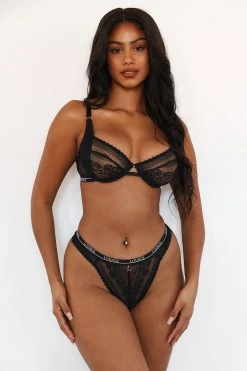 Lounge Underwear Liberty Balcony Bra (Set) - Black