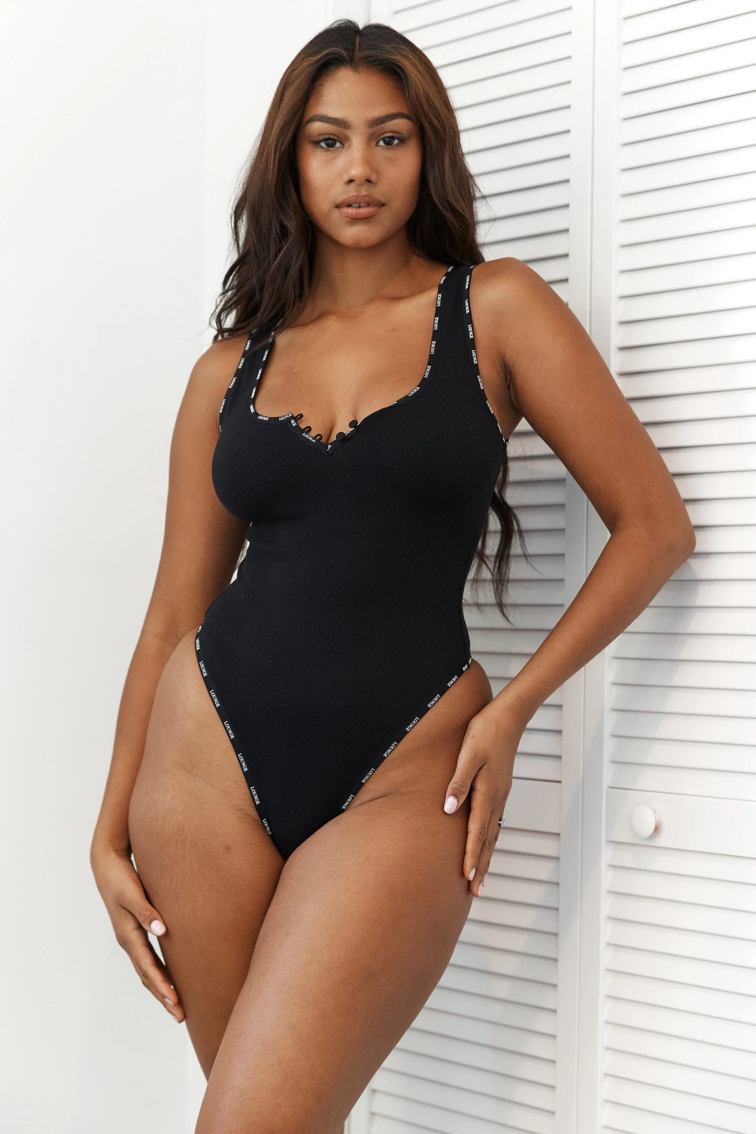 1BlackRibbedBodysuit-Nayeli_4e7e5a4c-973a-4aaa-8e10-fa6eff75cdf2.jpg Lounge Underwear Essential Bodysuit - Black Tops Und Hoodys