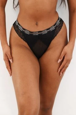 Lounge Underwear Vogue Balcony Briefs - Black