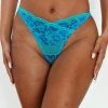 Lounge Underwear Outlet Luxe Balcony Thong - Cobalt Blue
