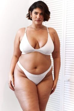 Lounge Underwear Bamboo Triangle Bra (Set) - All Cream BH Ohne Bügel Sets