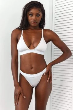 Lounge Underwear Bamboo Triangle Bra (Set) - All Cream BH Ohne Bügel Sets