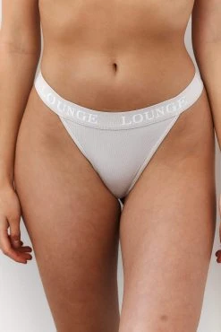 Lounge Underwear Bamboo Triangle Thong (Set) - All Cream Bestsellers
