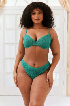 Lounge Underwear Outlet Outlet Icon Balcony Bra (Set) - Emerald