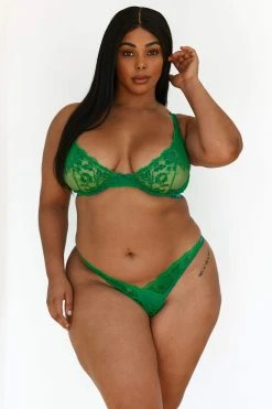 Lounge Underwear Sustainable Luxe Balcony Bra (Set) - Emerald 13 Lounge Underwear Sustainable Luxe Balcony Bra (Set) - Emerald
