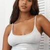 Lounge Underwear Ribbed Crop Top - Frost