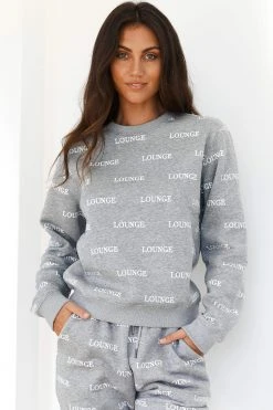 Lounge Underwear Outlet Signature Jumper - Grey Outlet