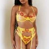 Lounge Underwear Leah Intimates Bra (Set) - Yellow Lace 2 Lounge Underwear Leah Intimates Bra (Set) - Yellow Lace