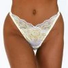 Lounge Underwear Outlet Outlet Luxe Balcony Thong - Lemon 1 Lounge Underwear Outlet Outlet Luxe Balcony Thong - Lemon