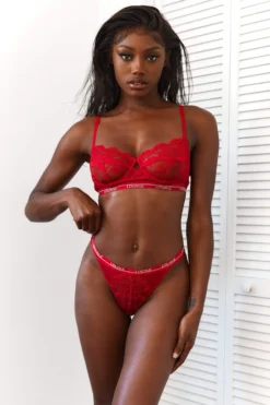 Lounge Underwear Blossom Balcony Bra (Set) - Maroon Bestsellers 6 Lounge Underwear Blossom Balcony Bra (Set) - Maroon Bestsellers