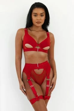 Lounge Underwear Luna Intimates Bra (Set) - Red