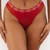 Lounge Underwear Vogue Balcony Briefs - Maroon