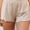 Lounge Underwear Ruffle Pyjama Shorts - Mink Schlaf