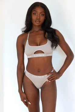 Lounge Underwear Seamless Bra (Set) - Mink