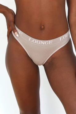 Lounge Underwear Seamless Briefs (Set) - Mink