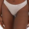 Lounge Underwear String Und Slip Seamless Thong - Mink
