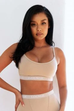 Lounge Underwear Slumber Pyjama Bralette - Mink Neuheiten