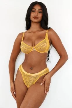 Lounge Underwear Liberty Balcony Bra (Set) - Mustard Bügel-BH Sets