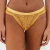 Lounge Underwear Liberty Balcony Briefs - Mustard String Und Slip