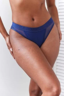 Lounge Underwear BH Ohne Bügel Sets Contour Mesh Briefs (Set) - Navy