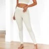 Lounge Underwear Leggings Sets Soft Chic Ribbed Leggings - Oatmeal 2 Lounge Underwear Leggings Sets Soft Chic Ribbed Leggings - Oatmeal