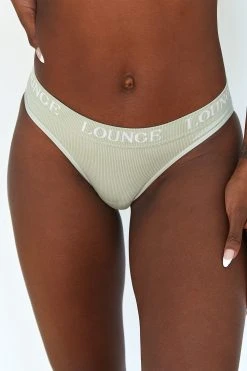 Lounge Underwear Seamless Briefs - Olive